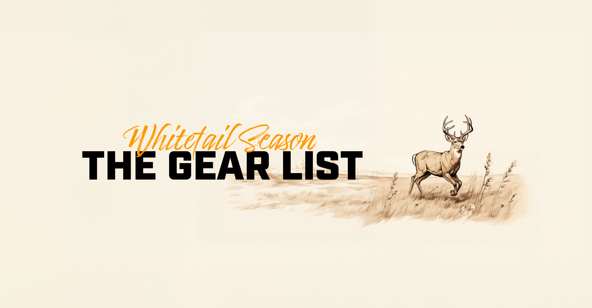 Whitetail Hunting Gear List